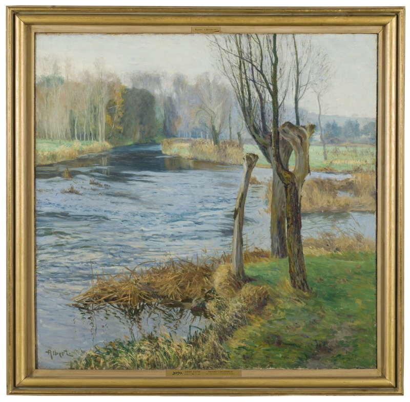 French Landscape with Watercourse