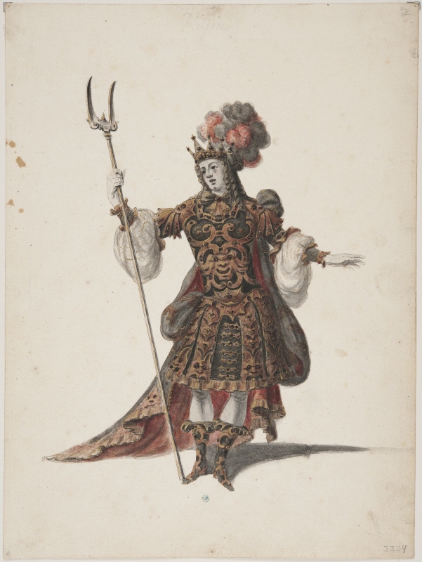 Costume proposal for Pluto from the opera Proserpine