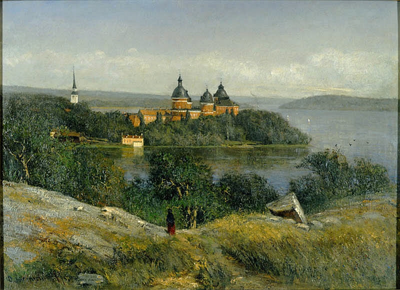 Landskap med Gripsholms slott