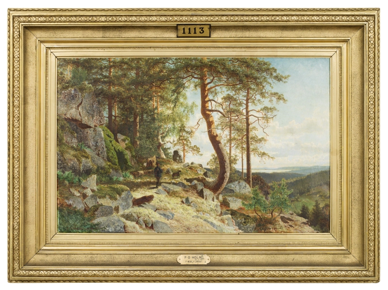 Forest Landscape. Motif from the Nora Mining District