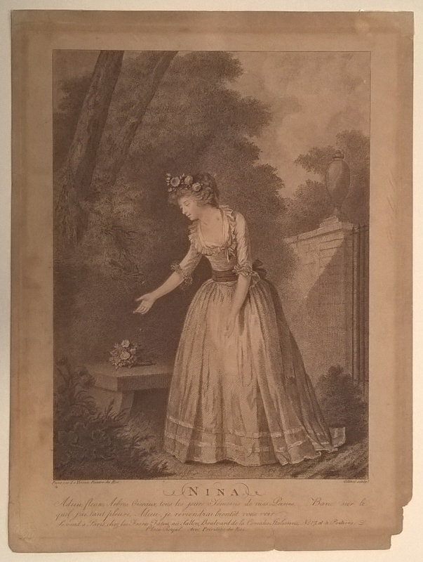 "Nina" (Louise-Rosalie Lefebvre, g.m. Dugazon, 1755-1821, skådespelerska)