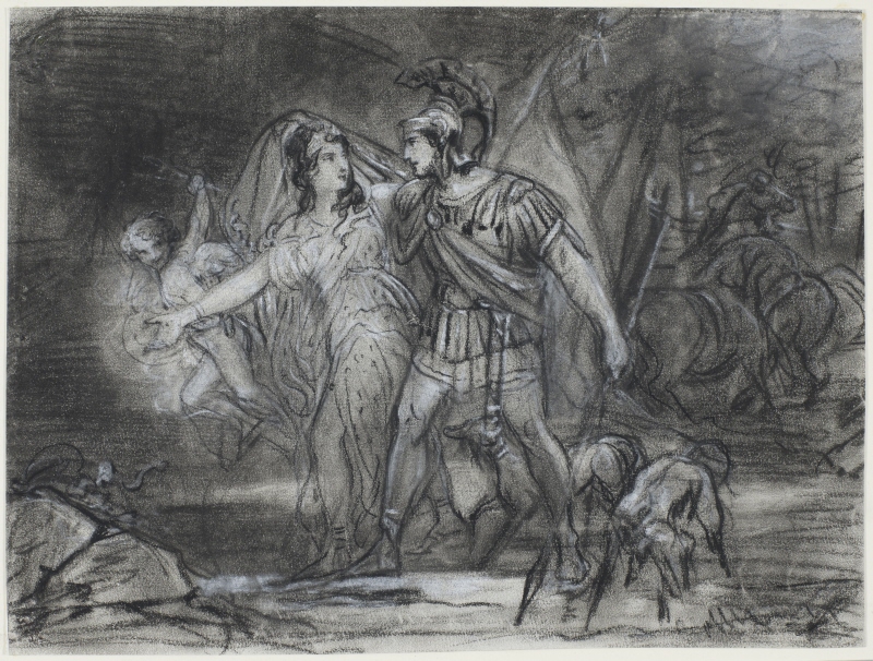 Aeneas historia. Dido och Aeneas i grottan