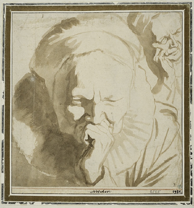 Two Studies of the Head of an Old Woman