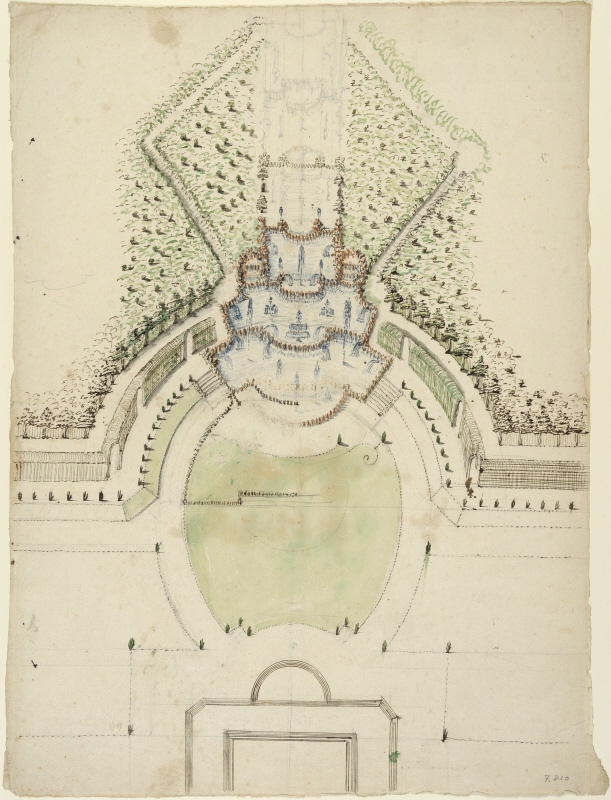 Design for the Lower Part of la Grande Cascade at Marly