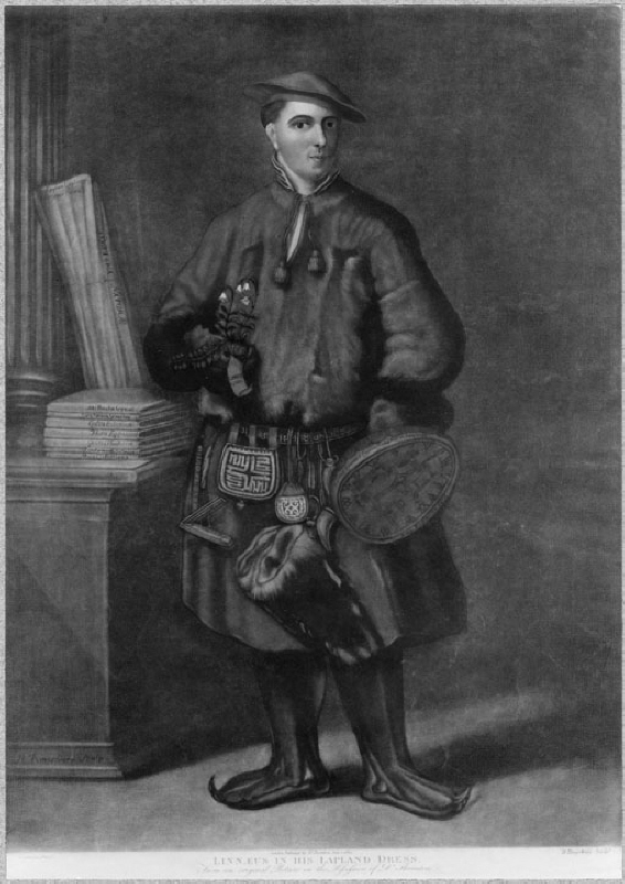 Carl von Linné (1707-1778), botaniker, professor, gift med Sara Elisabeth Moraea