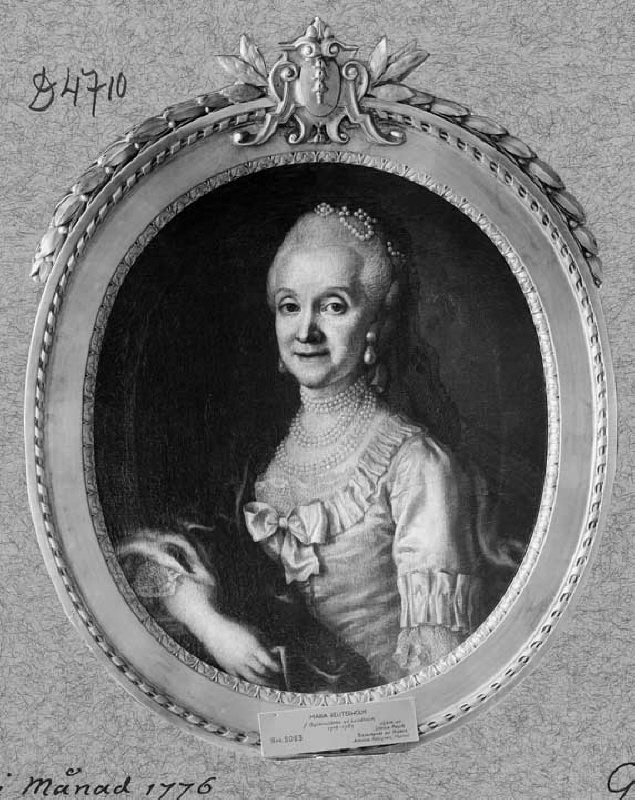 Maria Gyllenstierna af Lundholm (1716- 1783), friherrinna, gift med riksrådet friherre Esbjörn Kristian Reuterholm