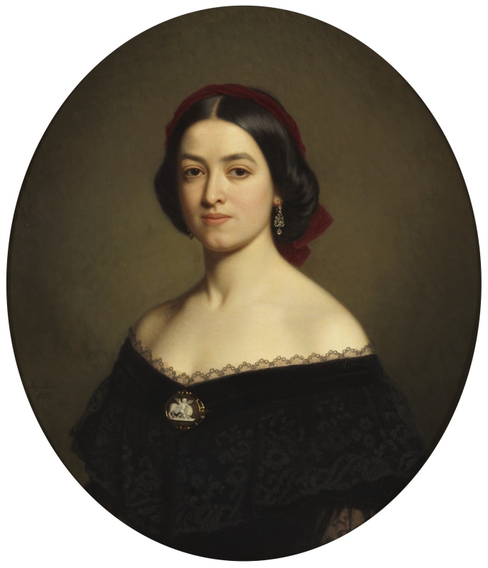 Okänd kvinna, 1859