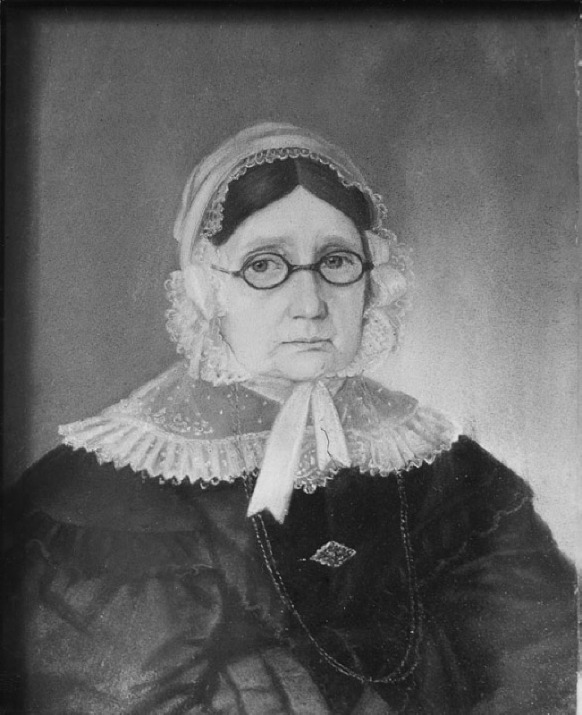 Lovisa Sophia Sundling (1763-1850), gift med 1. Kungl. sekreterare Jonas Bergström, 2. lagman Sven Erland Heurlin