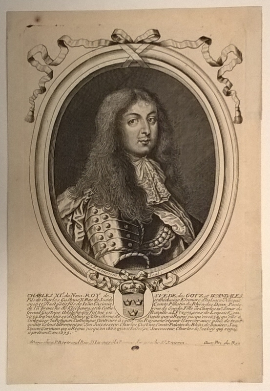 Karl XI (1655-1697), kung av Sverige, g.m. Ulrika Eleonora d.ä. av Danmark