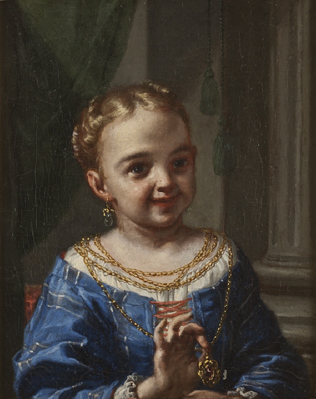 Girl Showing a Piece of Jewellery