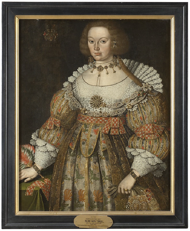 Beata von Yxkull (1618-1667), baroness, married to baron Erik Gyllenstierna af Ulaborg