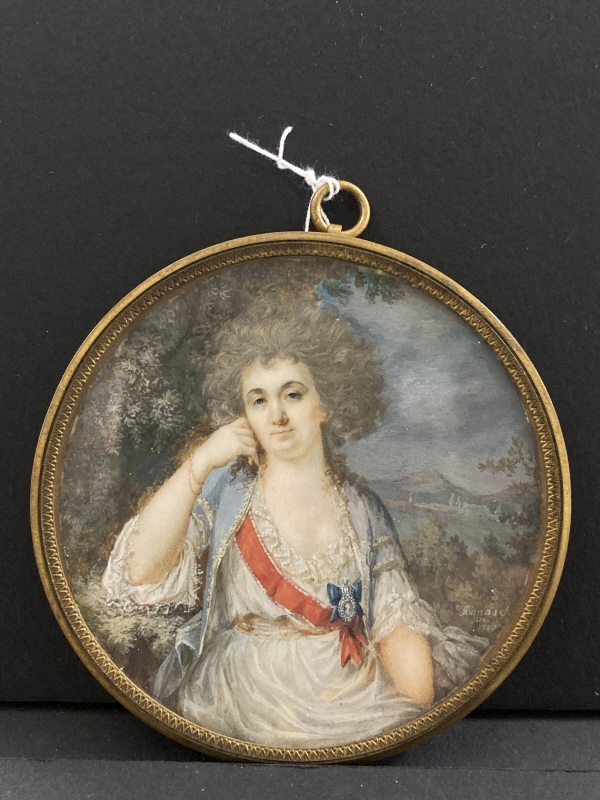 Portrait of an unknown Russian Lady-in-Waiting, 1780